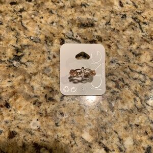 Icing NWT Gold Weaved Ring Size 9